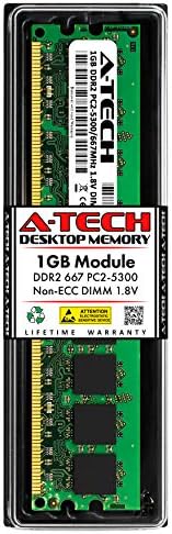 החלפת זיכרון RAM של A-Tech 1GB עבור קינגסטון KTD-DM8400B/1G | DDR2 667MHz PC2-5300 UDIMM NONE ECC מודול
